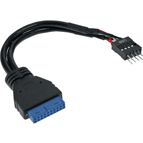 InLine 33446I USB kábel 0,15 m Čierna