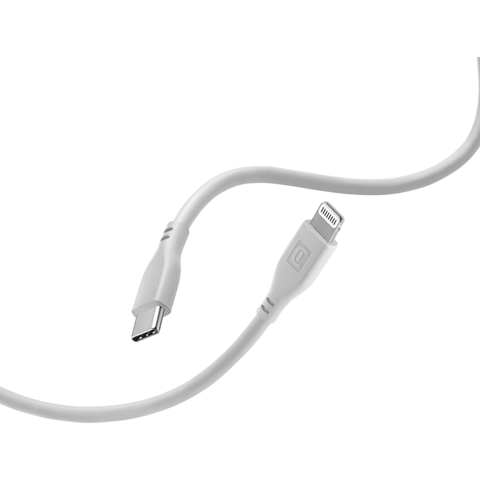 Cellularline USBDATASOFTC2LMFID lightning kábel 1,2 m Šedá