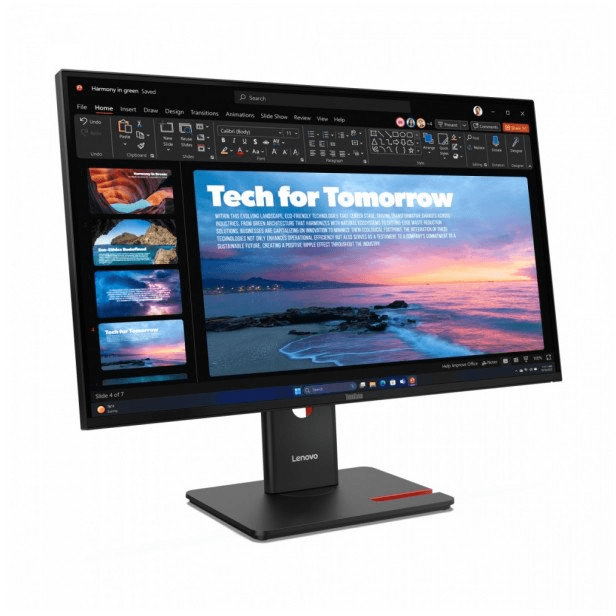 LED Monitor Lenovo T27QD-40 27" 2560 x 1440 px IPS / PLS