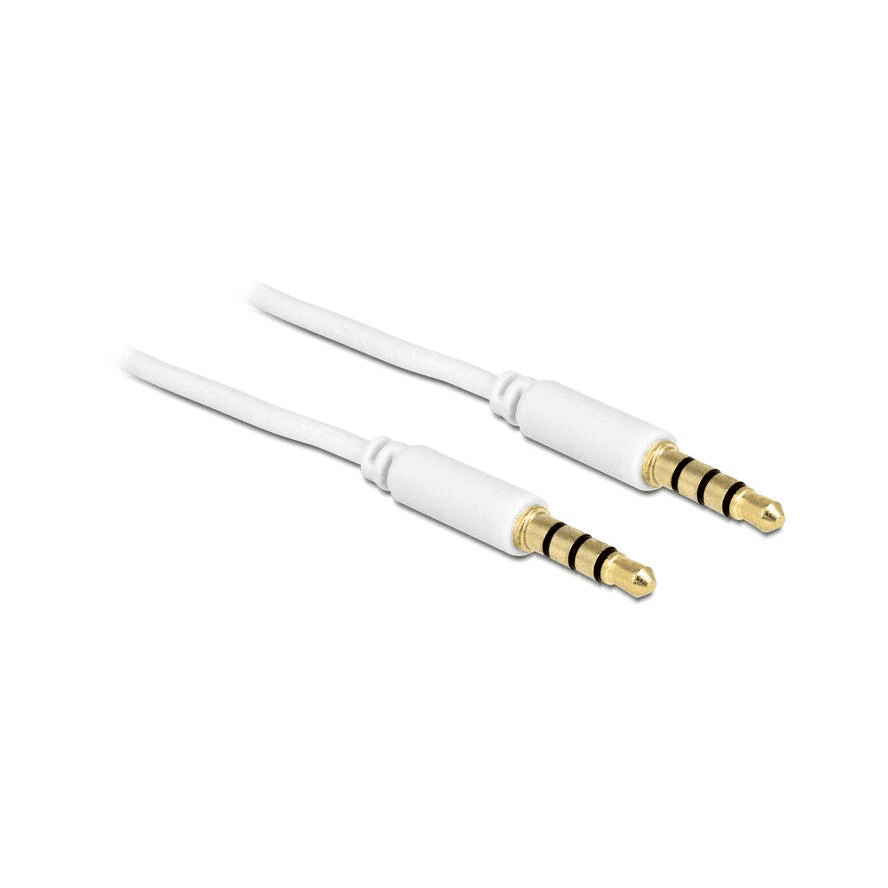 Kábel Delock TRRS minijack 3,5 mm - minijack 3,5 mm 2 m