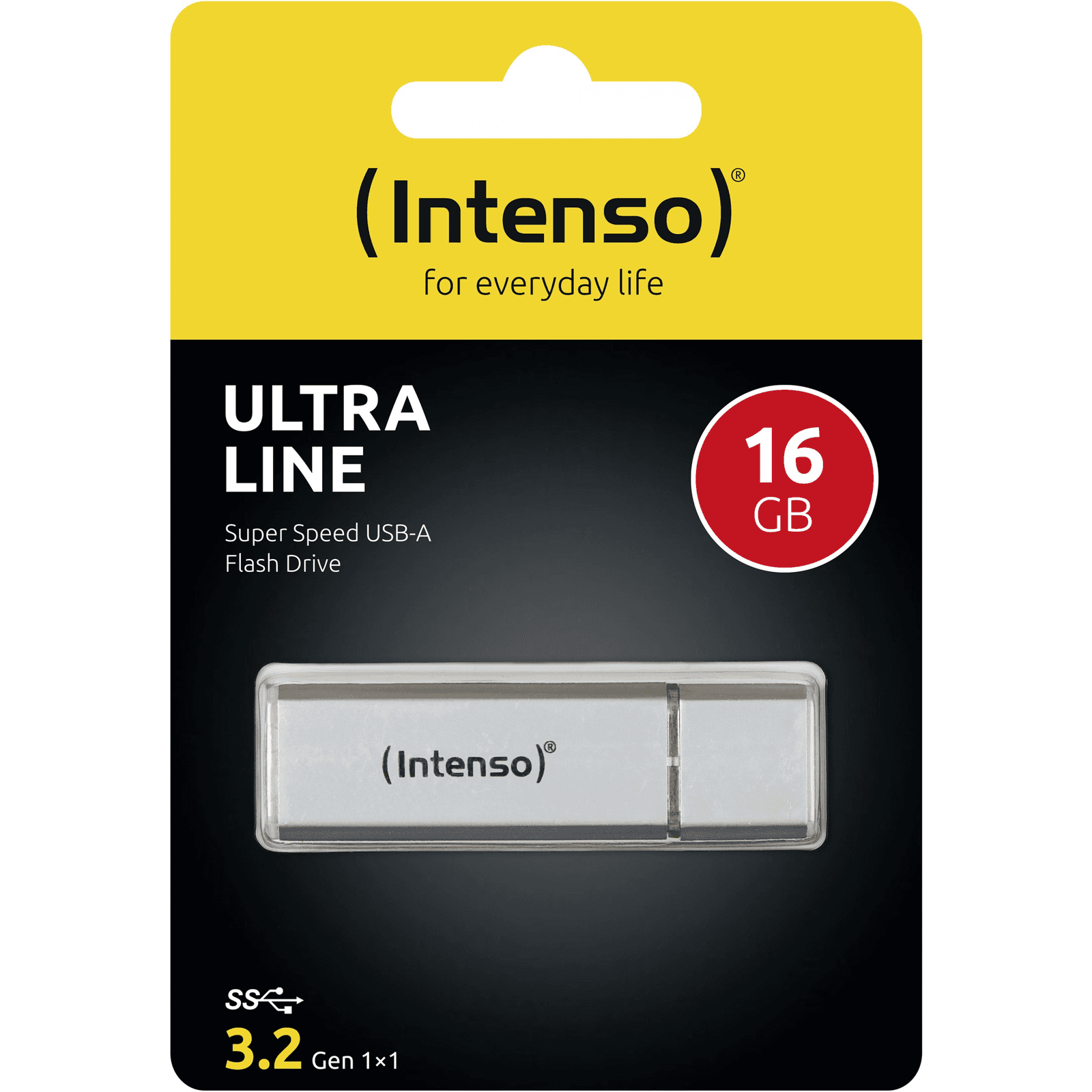 Pendrive Intenso Ultra Line 16 GB USB 3.0 strieborný