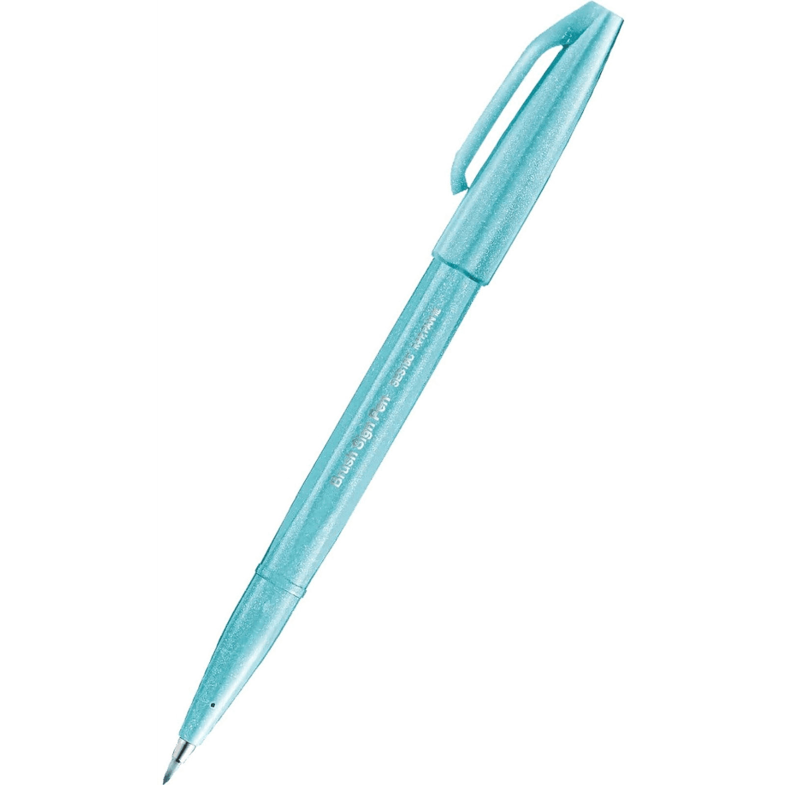Pentel kaligrafické pero so štetcom Brush Sign Pen svetlomodré
