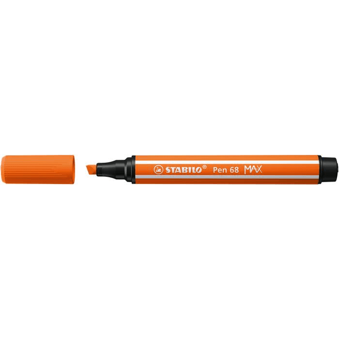 STABILO Pen 68 MAX značkovač Oranžová 1 kusov