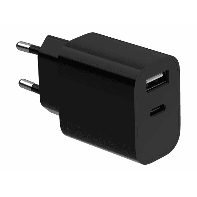 Univerzálna nabíjačka Gembird TA-UC-2AC12-01-BK s portami USB A+C