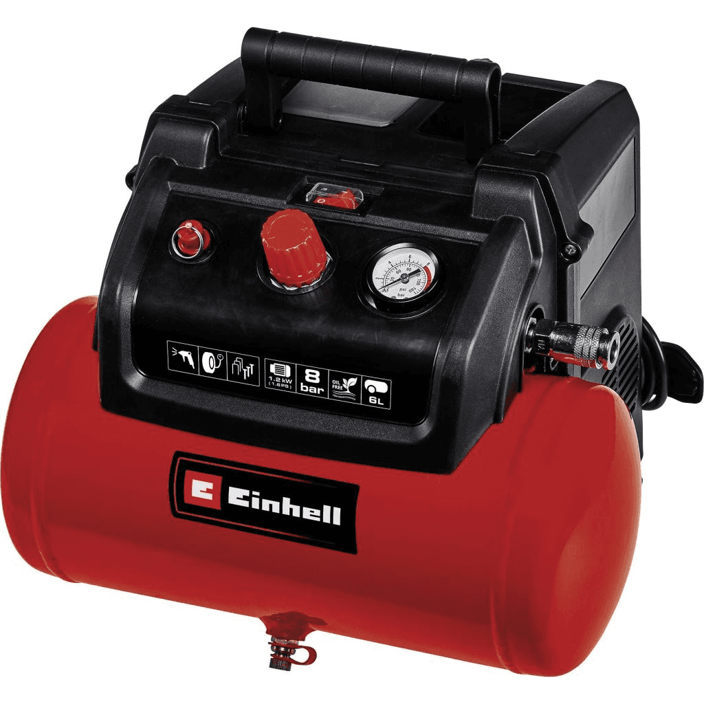 BEZOLEJOVÝ KOMPRESOR TC-AC 190/6/8 OF EINHELL