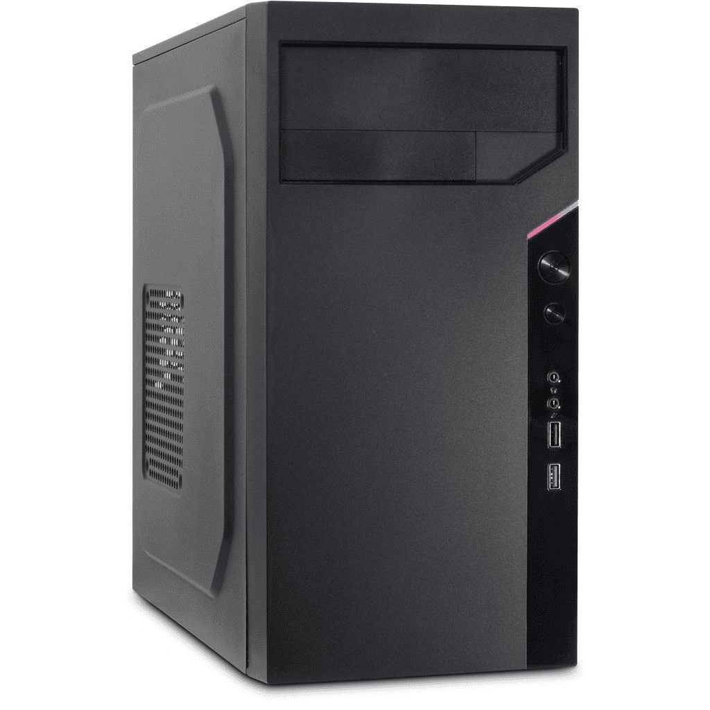 Inter-Tech IT-6505 Retro Micro Tower Black, kryt Tower
