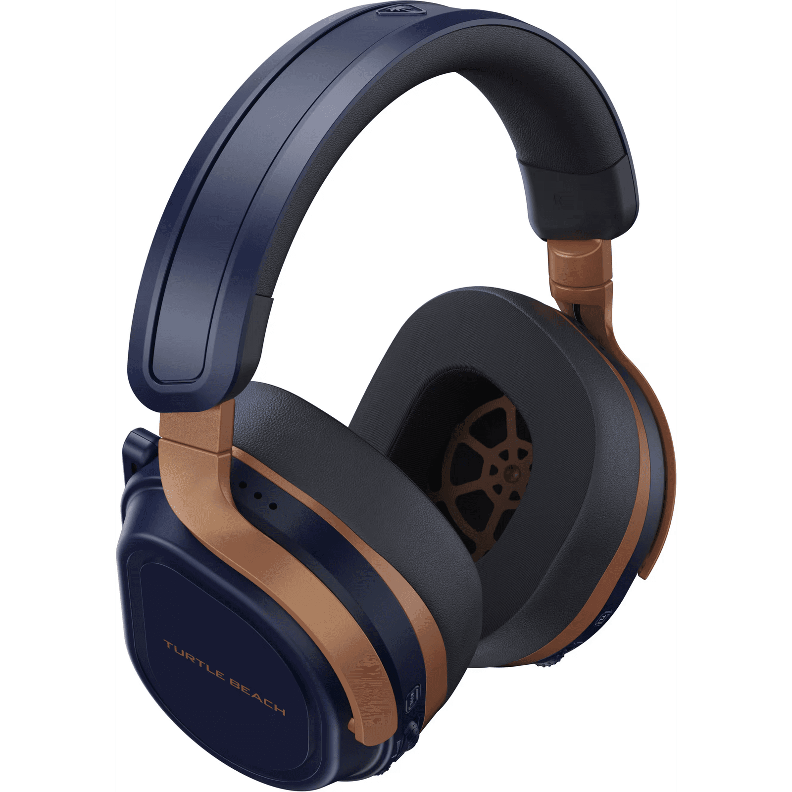 Turtle Beach Stealth 700 Slúchadlá s mikrofónom Kábel Pres hlavu Hranie Bluetooth Modrá, Medená