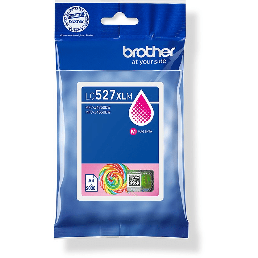 Brother LC527XLM atramentová náplň 1 kusov Originál Vysoký (XL) výnos Purpurová