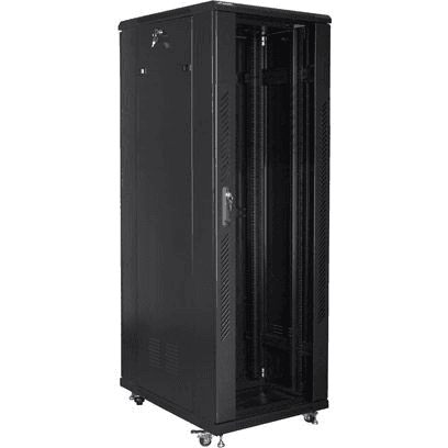 STOJANOVÁ INŠTALAČNÁ SKRIŇA 19" 37U 800X800 ČIERNA LANBERG (FLAT PACK)