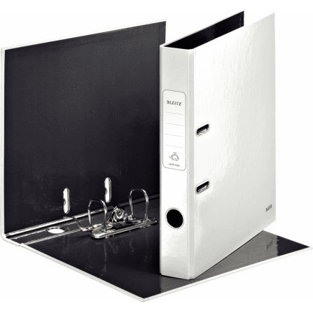 Leitz 180° WOW Lever Arch File - pearl white zakladač A4 Biela