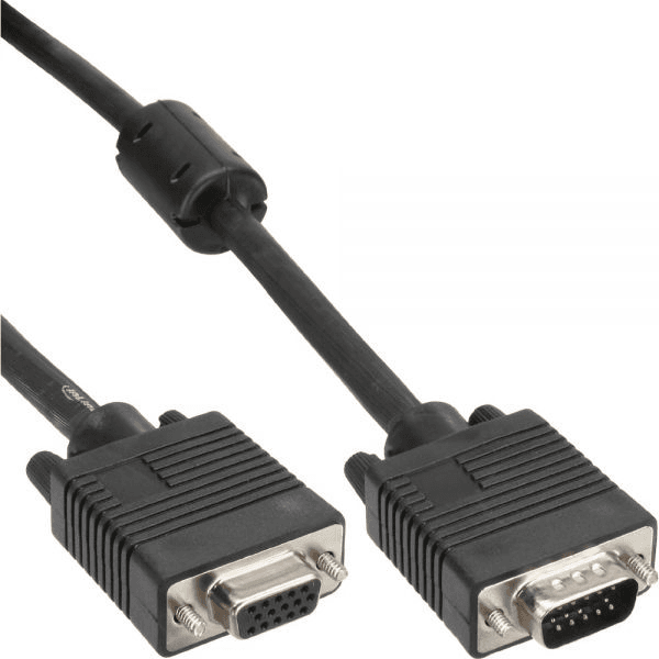 InLine 17705B VGA kábel 0,5 m VGA (D-Sub) Čierna
