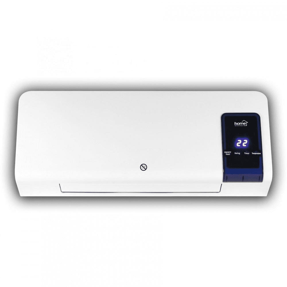 Nástenný krb s funkciou elektrického vykurovania Home biely 220 W 54 x 20,5