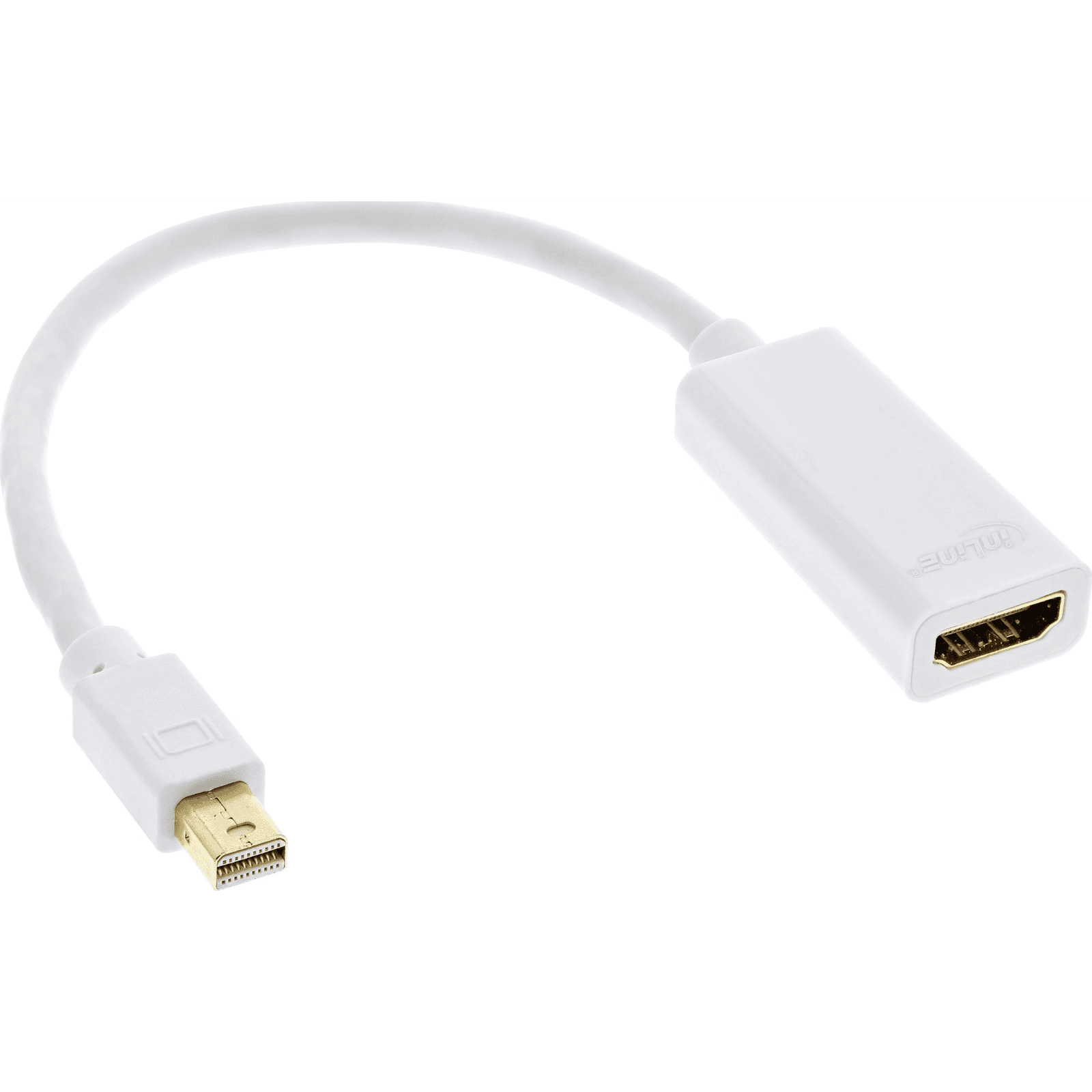 InLine 17193E adaptér na video kábel 0,15 m Mini DisplayPort HDMI Biela