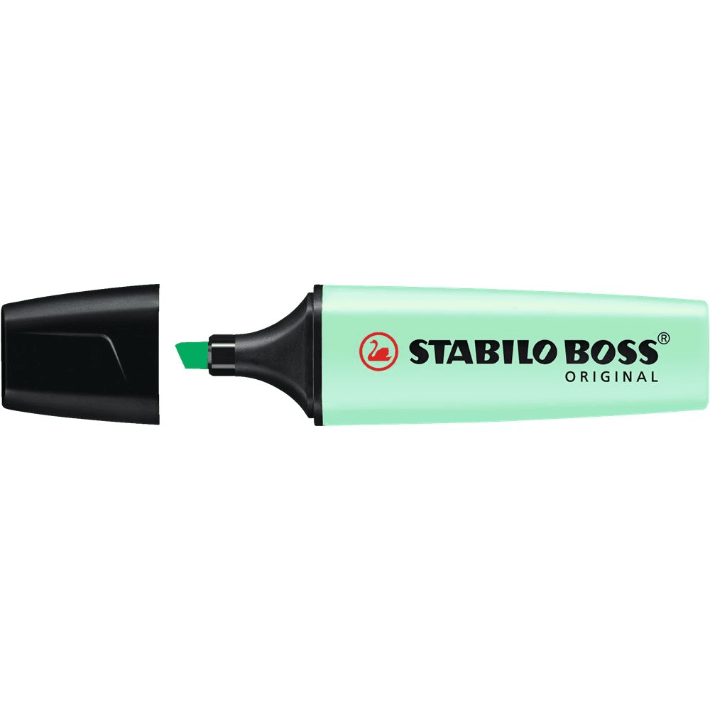 STABILO Boss Original Pastel zvýrazňovač 1 kusov Hrot dláta Mäta