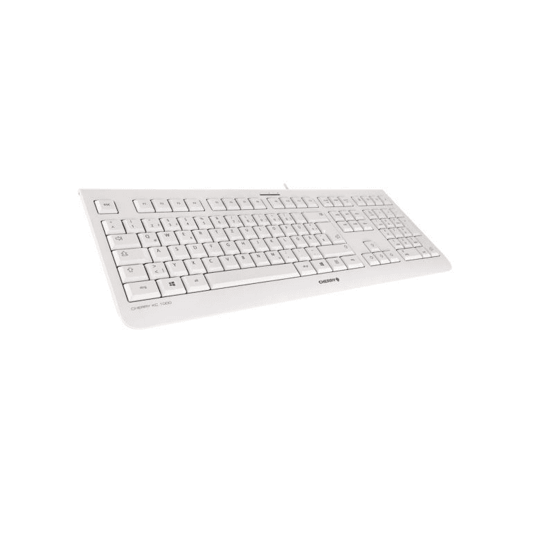 CHERRY KC 1000 klávesnica Univerzálne USB AZERTY Francúzsky Šedá