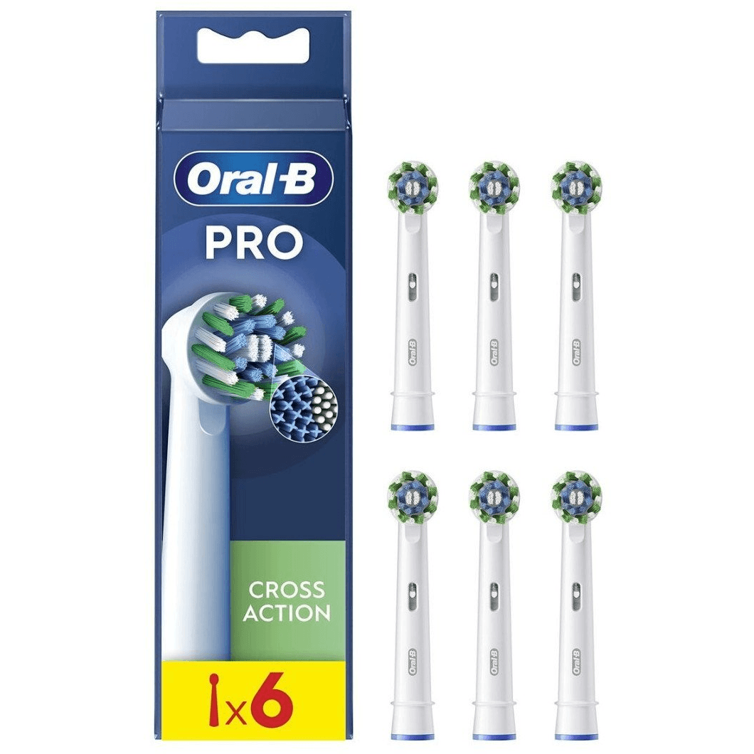 Oral-B CrossAction 6 kusov Biela