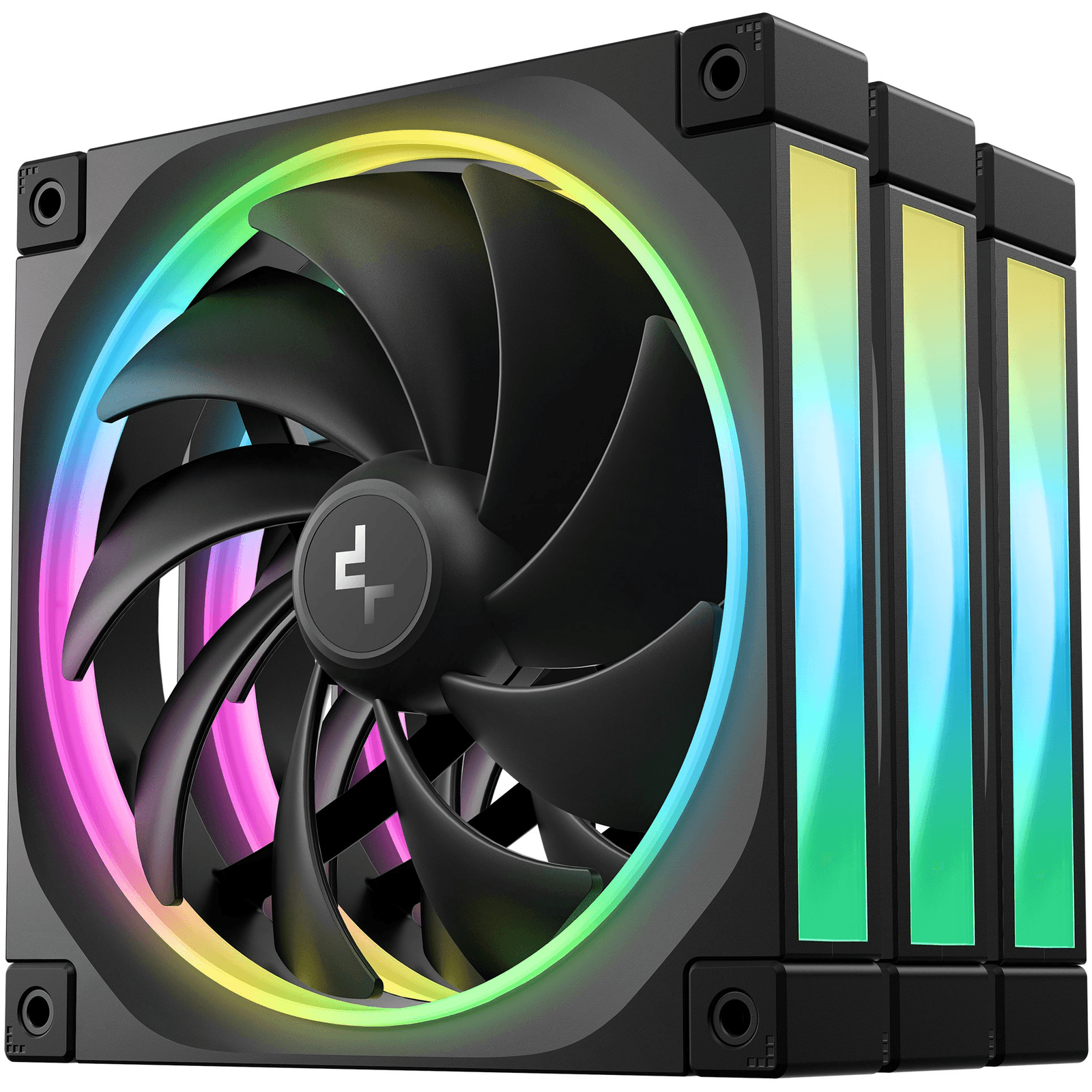 DeepCool FL14 Počítačová skriňa Ventilátor 14 cm Čierna 3 kusov
