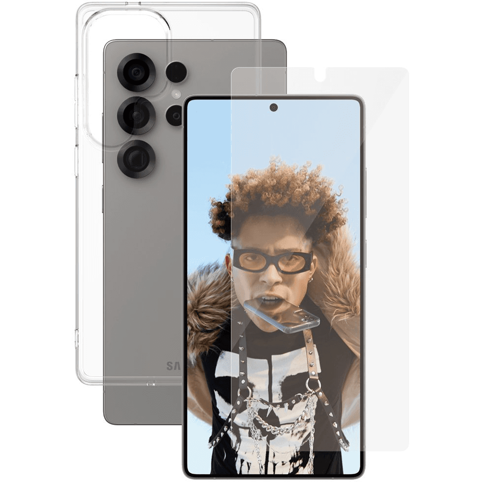 PanzerGlass SAFE. by ® 2-in-1 Bundle Samsung Galaxy S25 Ultra | BULK Číra ochranná fólia na displej 50 kusov
