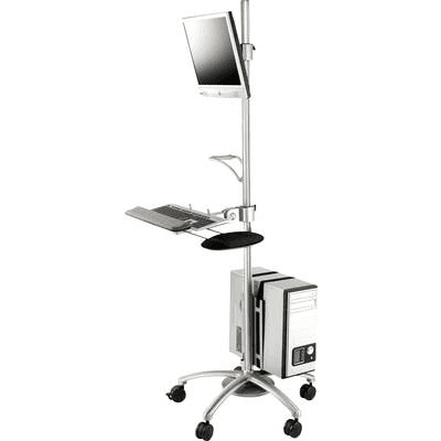 ROLINE mobilná pracovná stanica pre PC/LCD, s nastaviteľnou výškou, 180 cm