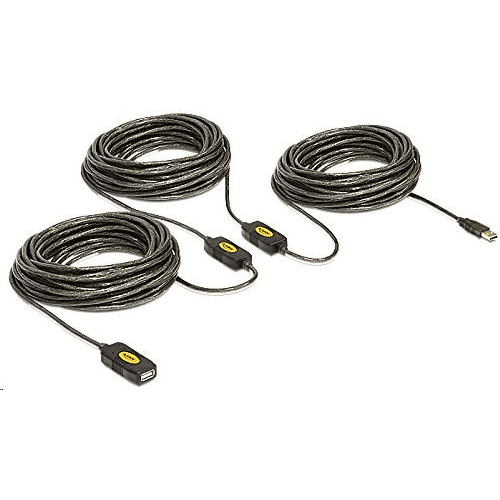 Predlžovací kábel USB Delock 83453 čierny 30 m