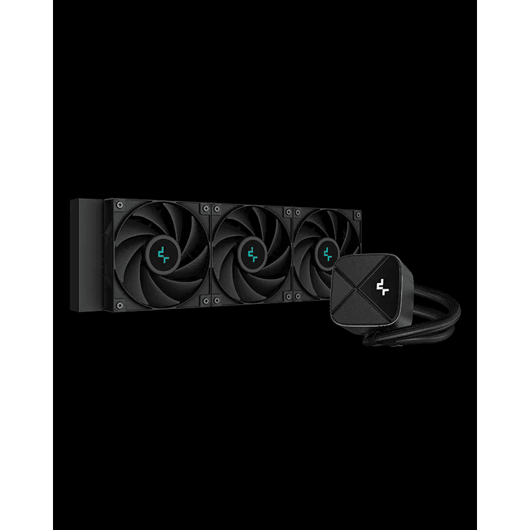 DeepCool LS720S Zero Dark Procesor Vodné chladenie typu všetko v jednom 12 cm Čierna 1 kusov