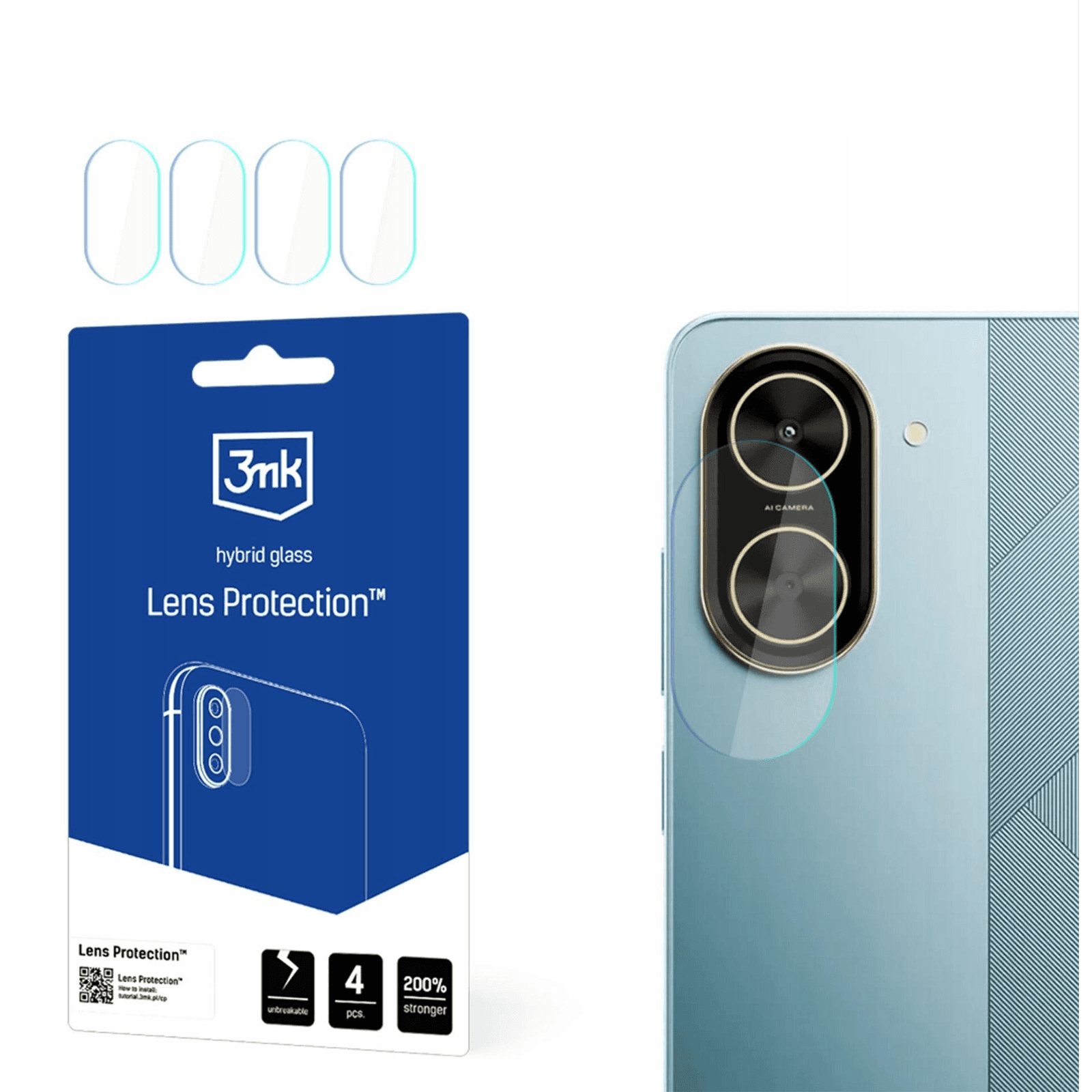Sklo na objektív fotoaparátu pre Poco C71 - 3mk Lens Protection