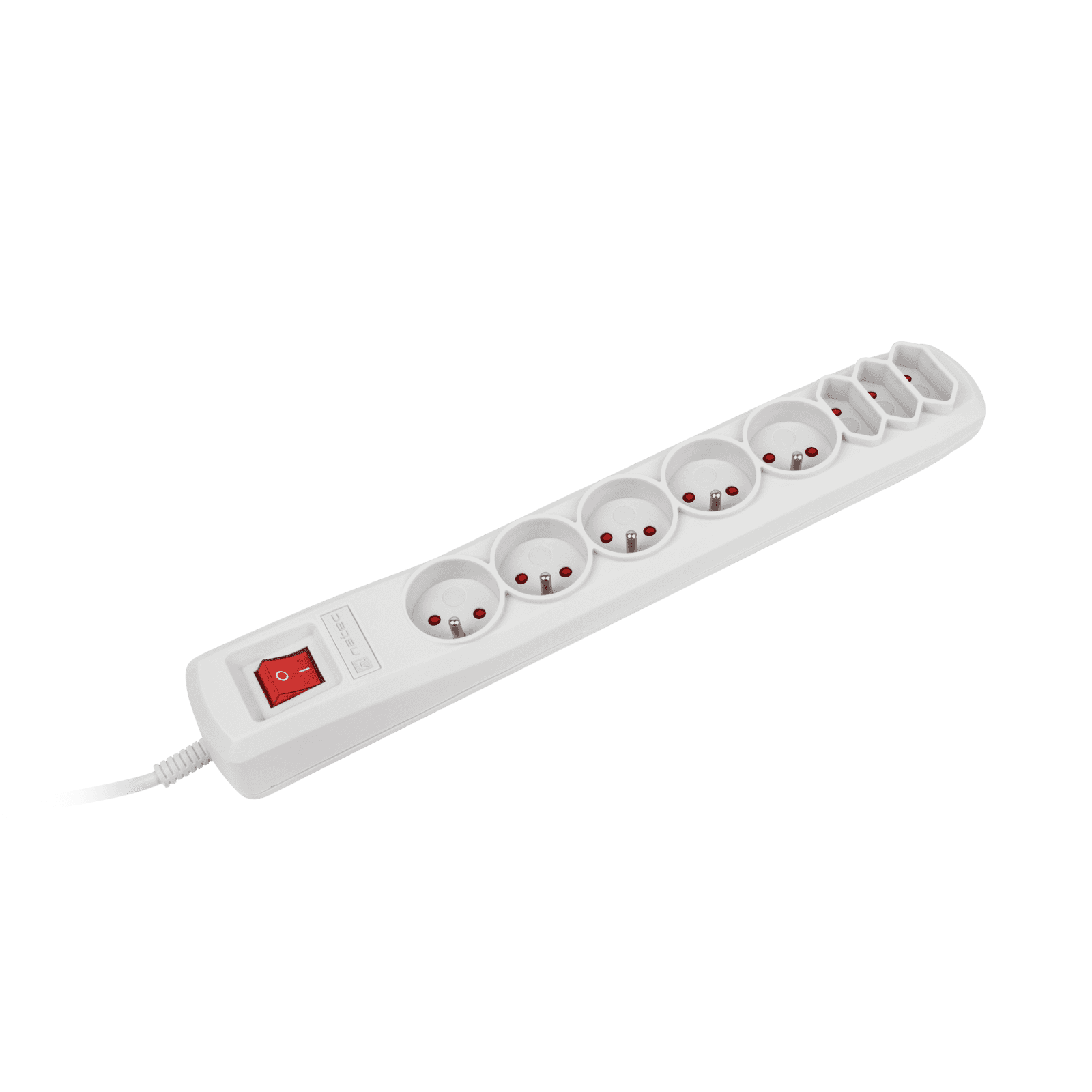 Prepäťová lišta SP8 5m (8 zásuviek)