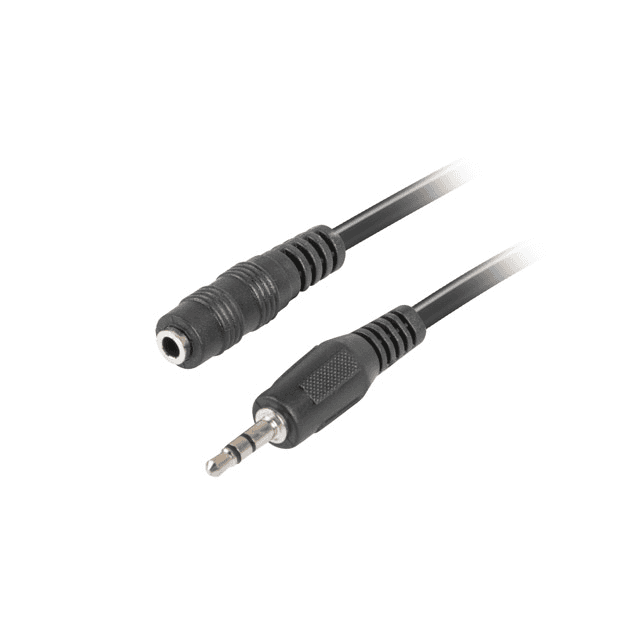 Kábel Lanberg CA-MJFJ-10CC-0050-BK minijack 3,5 mm - minijack 3,5 mm 5 m