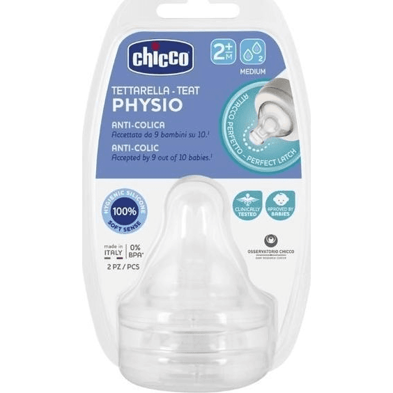 Chicco 00020323000000 cumlík na fľaše Silikón Ortodontické