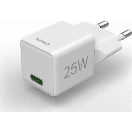 Hama 00201981 nabíjačka na PDA a mobilné telefóny Slúchadlá s mikrofónom, Externá batéria, Smartfón, Tablet Biela AC Rýchle nabíjanie Vnútorný