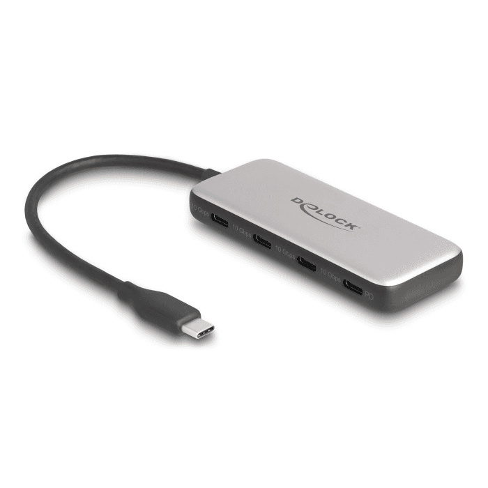 Delock 64261 USB Hub Type-C so 4x USB Type-C soc
