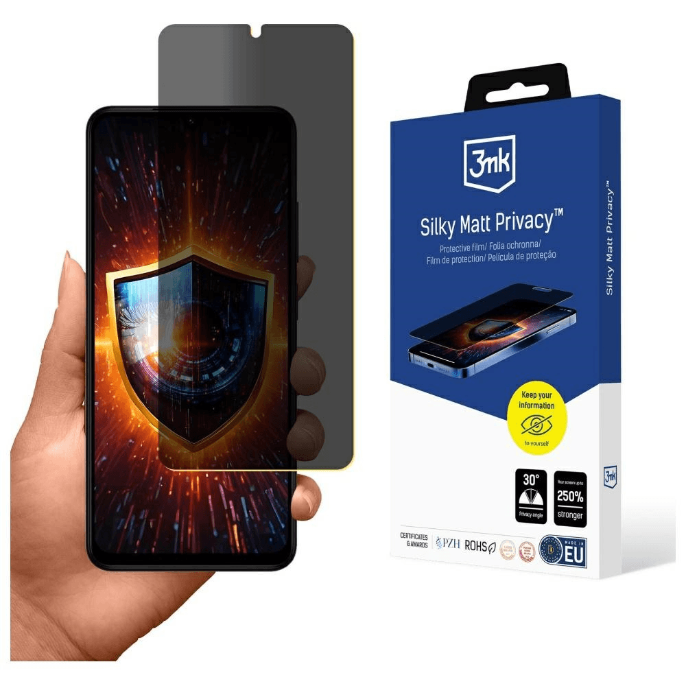 Ochranná fólia s privátnym filtrom pre Xiaomi Redmi A5 4G, 3mk, na displej