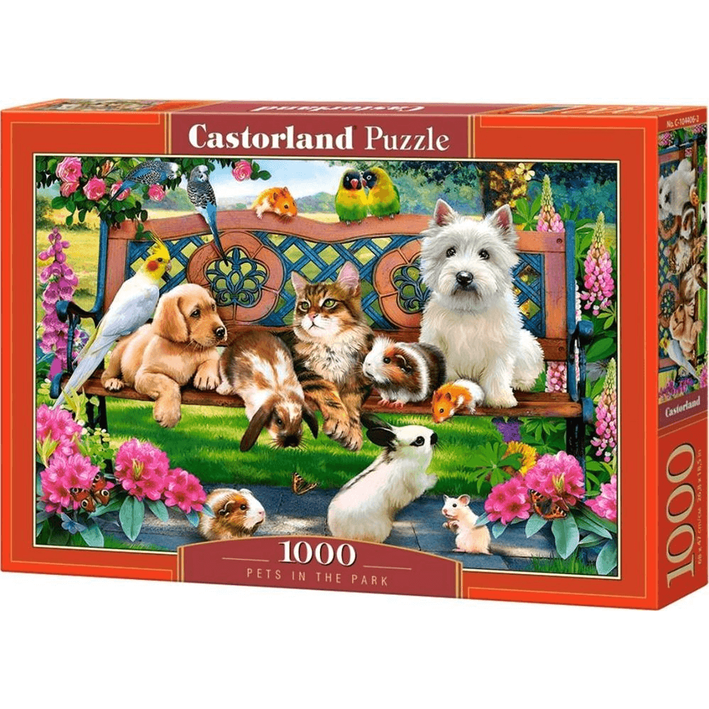Castorland Pets in the Park 1000 pcs Puzzle 1000 kusov Zvieratá