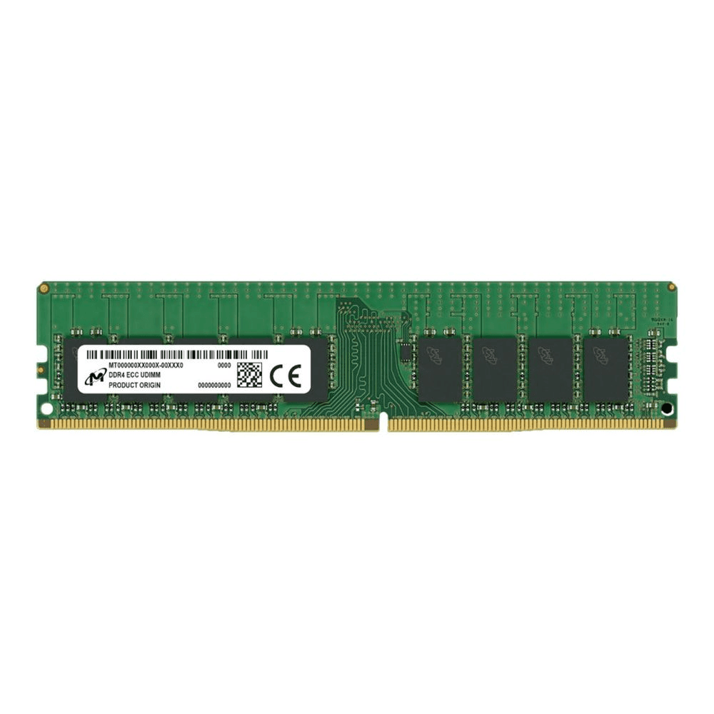 Micron ECC UDIMM DDR4 16GB 1Rx8 3200MHz PC4-25600 MTA9ASF2G72AZ-3G2R