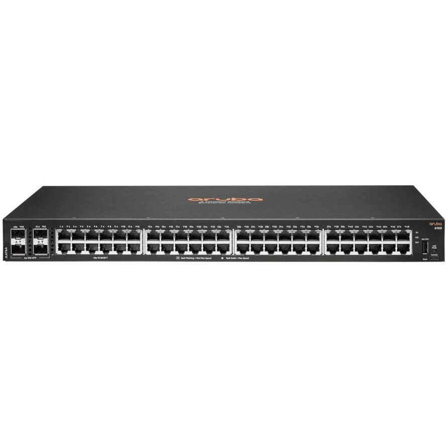 Hewlett Packard Enterprise Aruba 6100 48G 4SFP+ Spravovaný L3 Gigabit