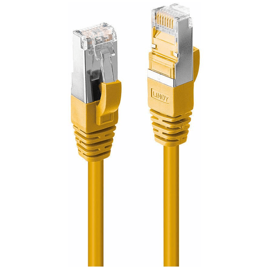Lindy 47864 sieťový kábel Žltá 1,5 m Cat6a S/FTP (S-STP)