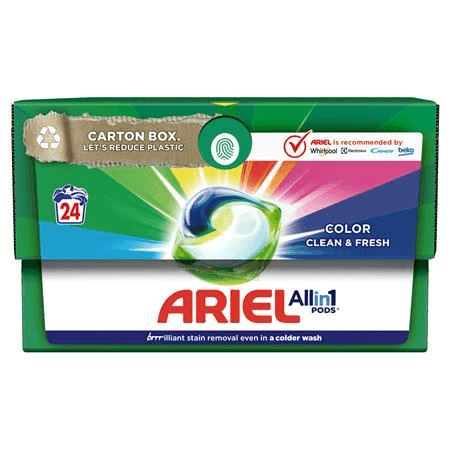 Ariel All-in-1 PODS Kapsule s tekutým pracím prostriedkom, 24 praní