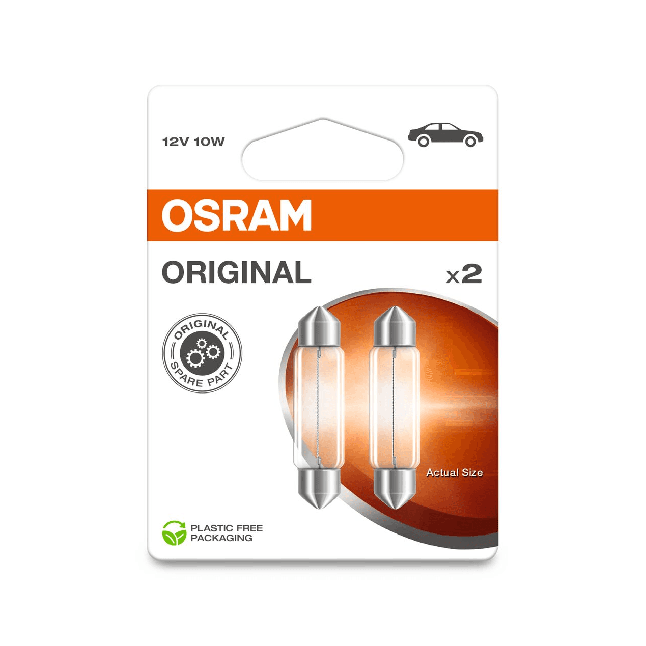 Žiarovky Osram Original C10W 10 W 2 ks
