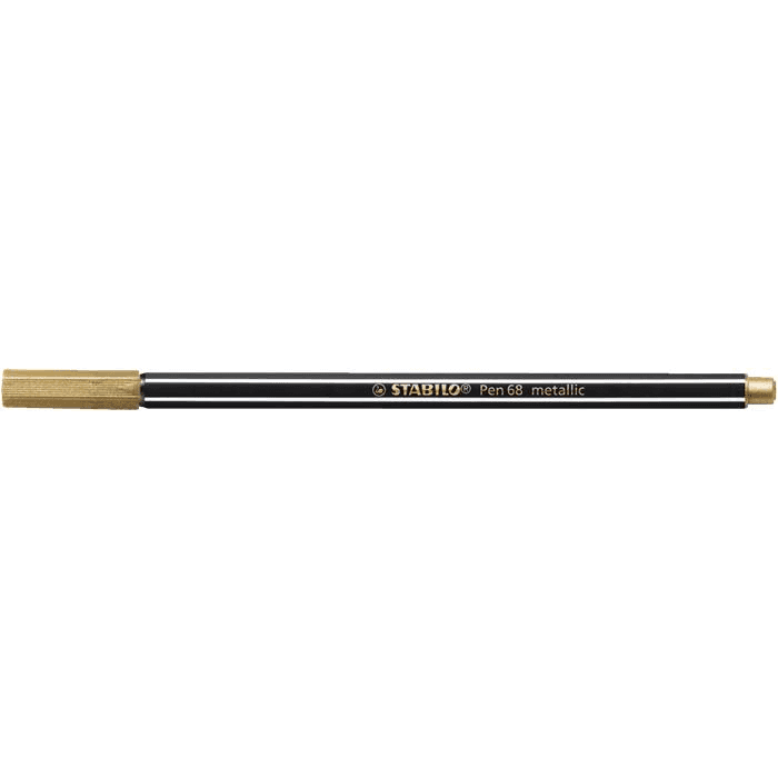 STABILO Pen 68 metallic značkovač Stredná Zlato 1 kusov