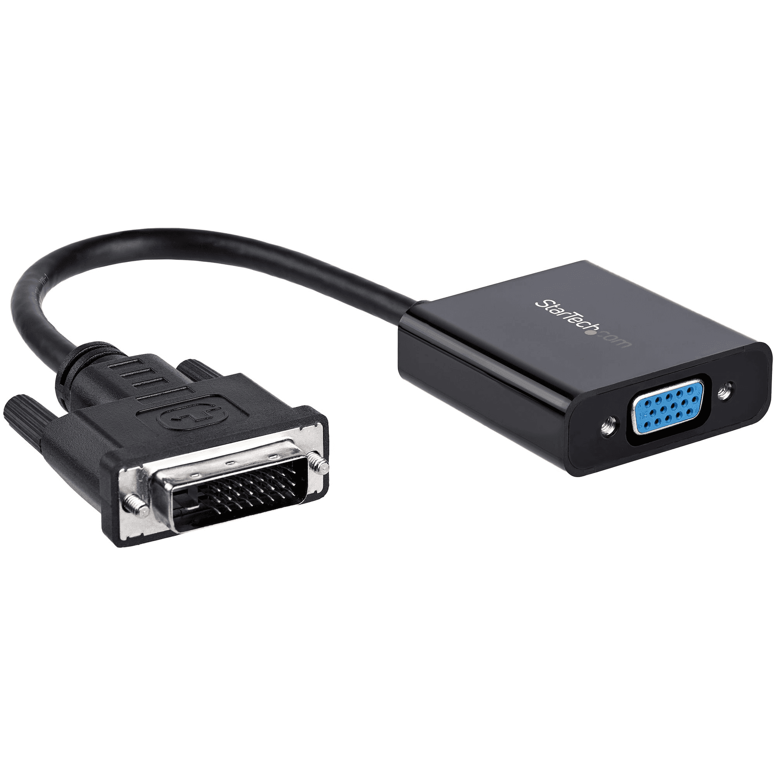StarTech.com DVI2VGAE adaptér na video kábel 0,19 m Čierna