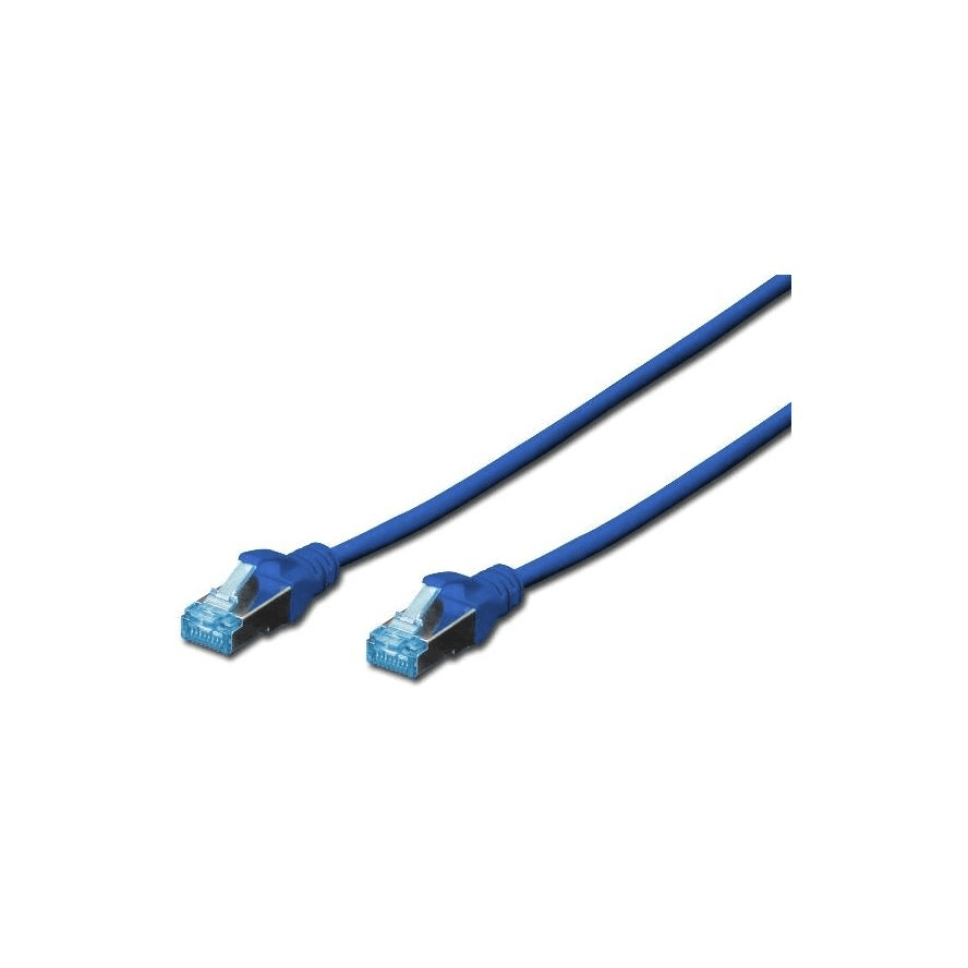 Digitus DK-1644-0025/B sieťový kábel 0,25 m Cat6 S/FTP (S-STP) Modrý