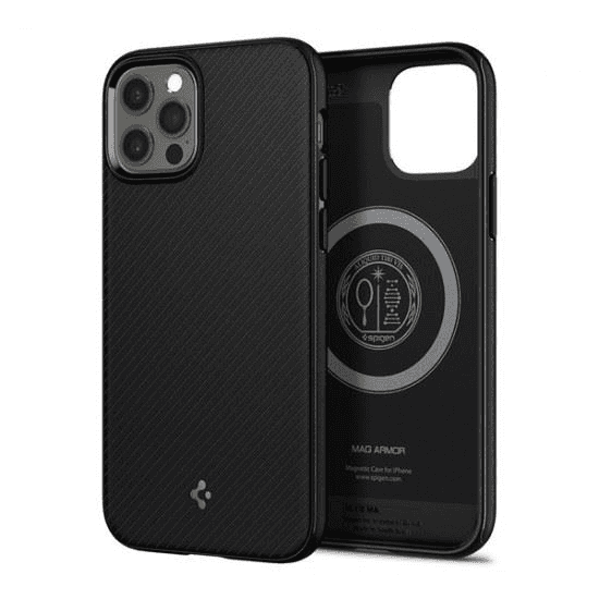 Kryt Spigen pre Apple, iPhone 12 Pro, čierny