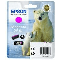 Epson Polar bear C13T26334012 atramentová náplň 1 kusov Originál Vysoký (XL) výnos Purpurová