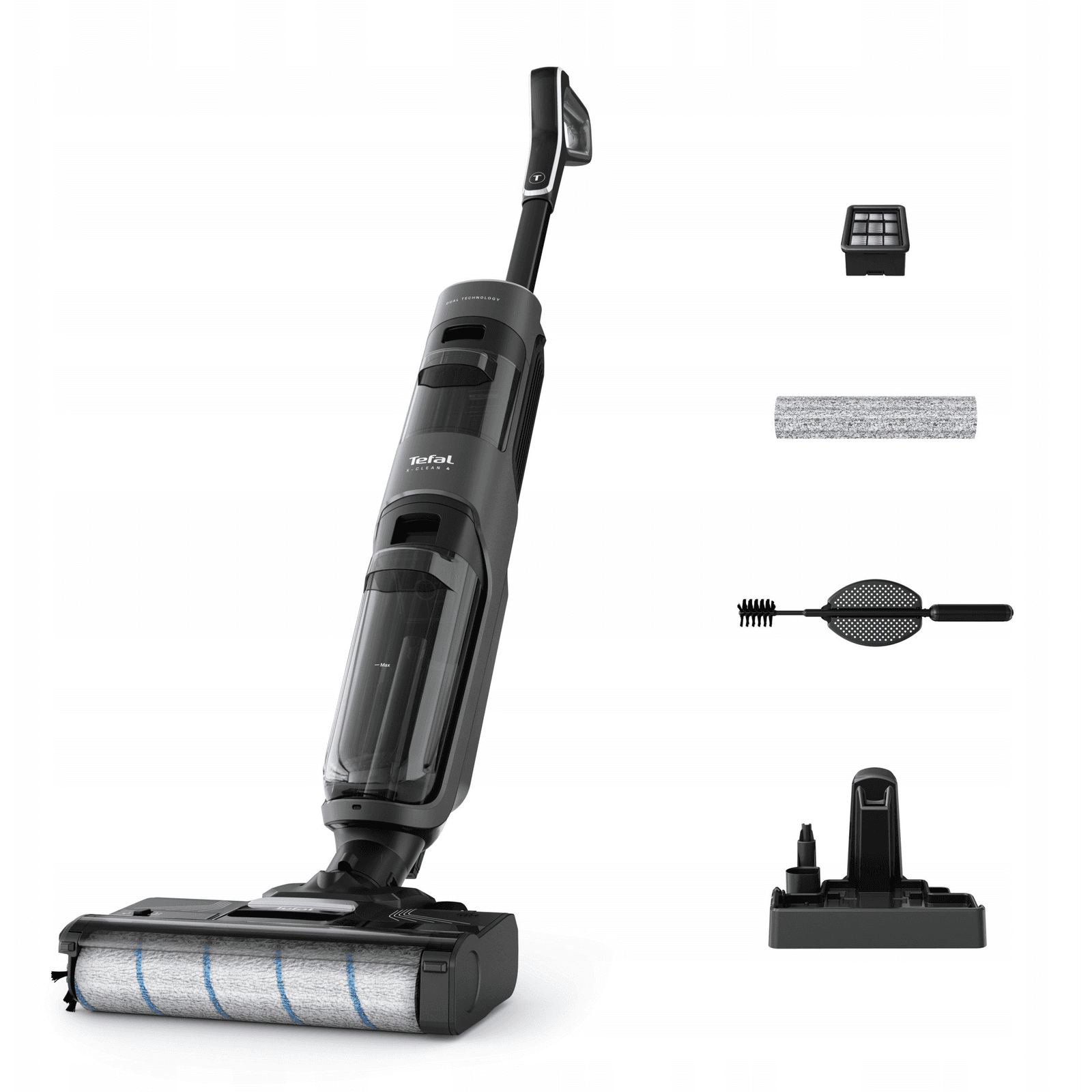 Tyčový akumulátorový vysávač s mopom Tefal X-Clean 4 GF5035