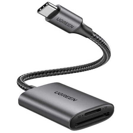 Čítačka kariet SD a microSD Ugreen CM401 Sivá