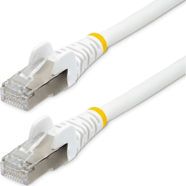 StarTech.com NLWH-50C-CAT6A-PATCH sieťový kábel Biela 0,5 m S/FTP (S-STP)