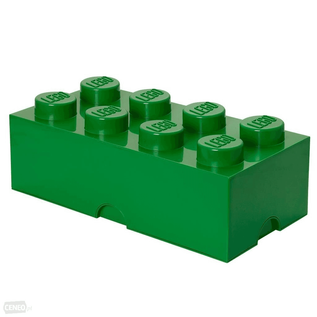 Dóza LEGO Brick 8 zelená
