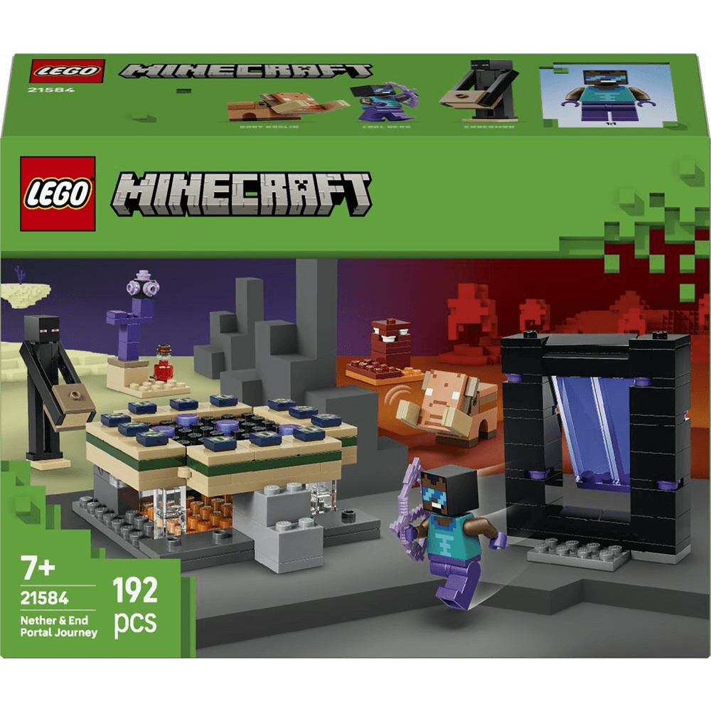 LEGO Minecraft 21584 Cesta portálom do Netheru a Endu