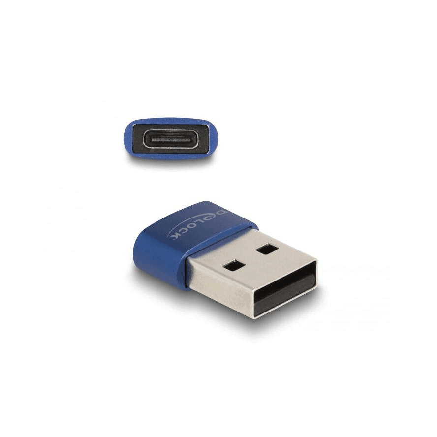 Adaptér USB 2.0, USB typ A samec na USB typ C samica Delock 60051