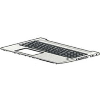 HP L45091-031 náhradný diel na laptop Spodný kryt + klávesnica